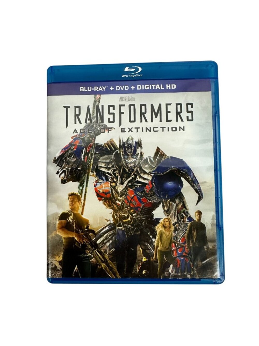 Transformers Age Of Extinction BluRay DVD Digital HD 2014 Mark Wahlberg Action